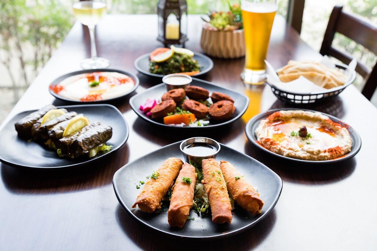 Different types of food on the table